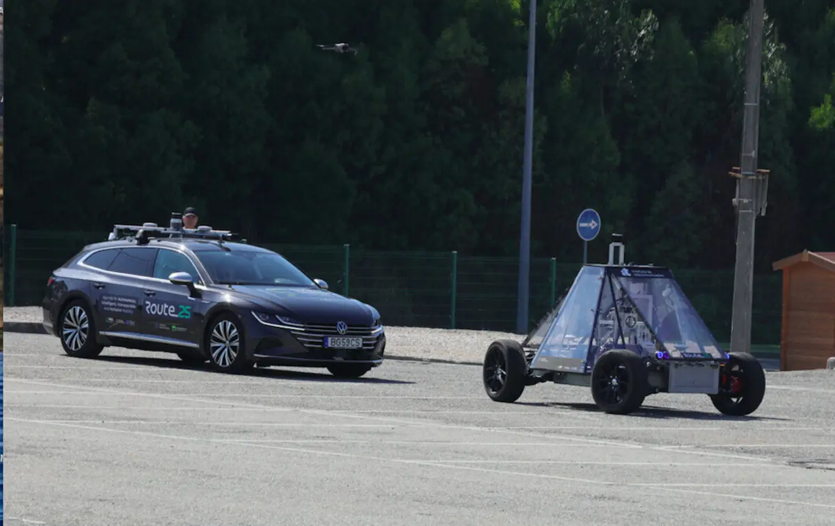 Imagem de contexto do artigo Route 25 testa com sucesso condução autónoma em Aveiro