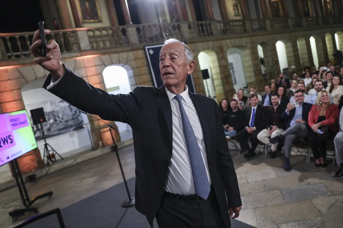 Imagem de contexto do artigo Marcelo espera que Moedas e Montenegro continuem a apoiar Web Summit