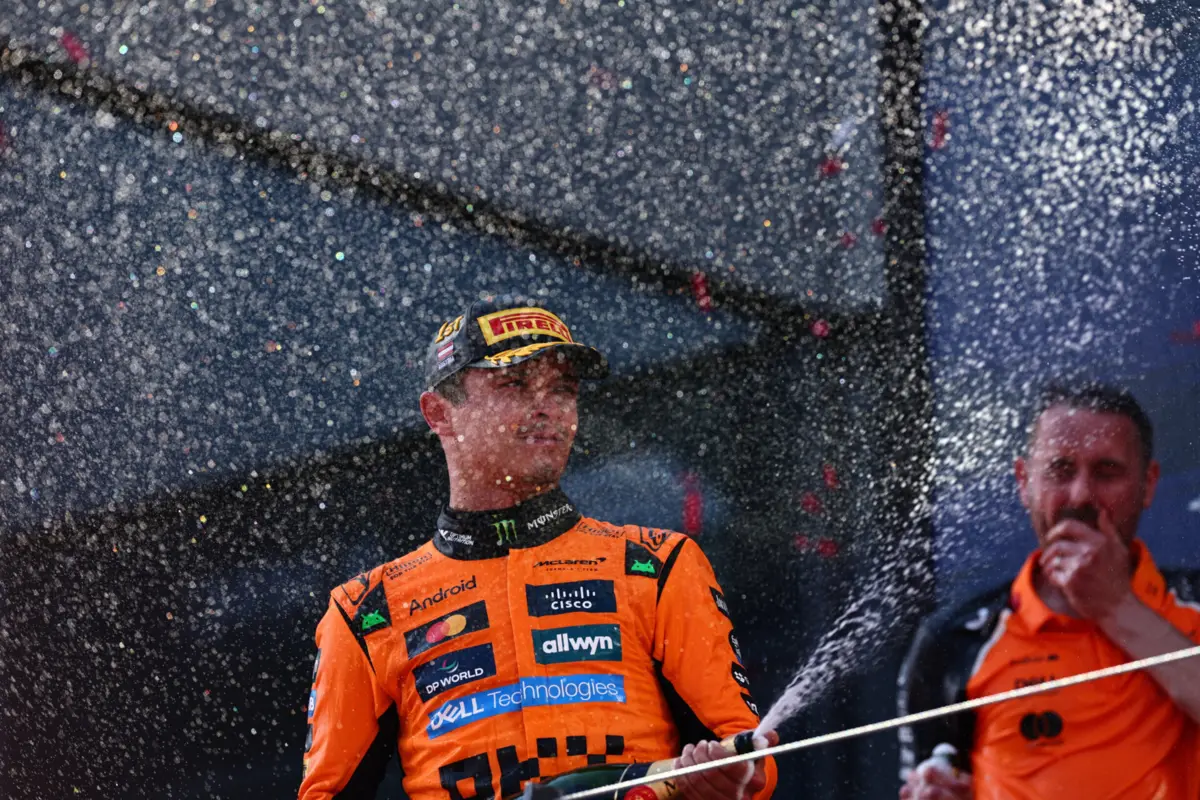 Imagem de contexto do artigo Lando Norris vence Grande Prémio da Áustria de Fórmula 1