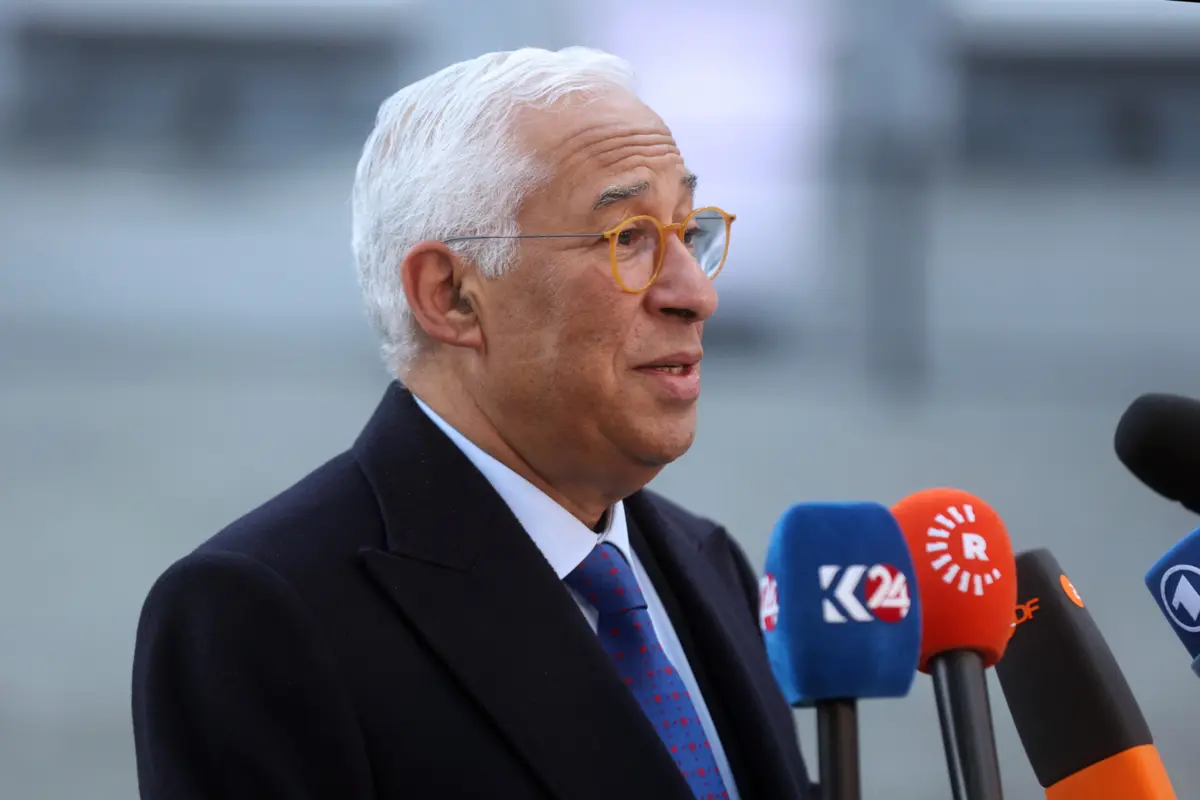 O presidente do Conselho Europeu, António Costa