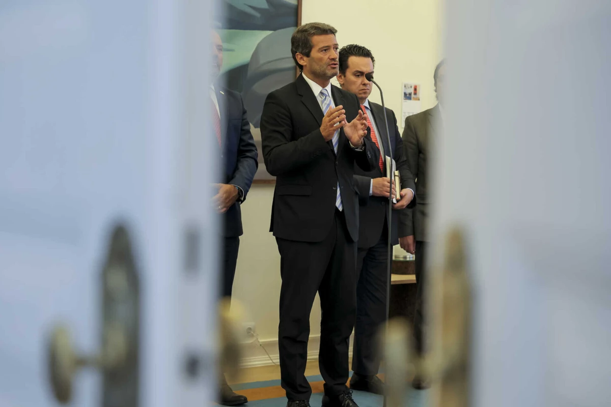 O presidente do Chega, André Ventura