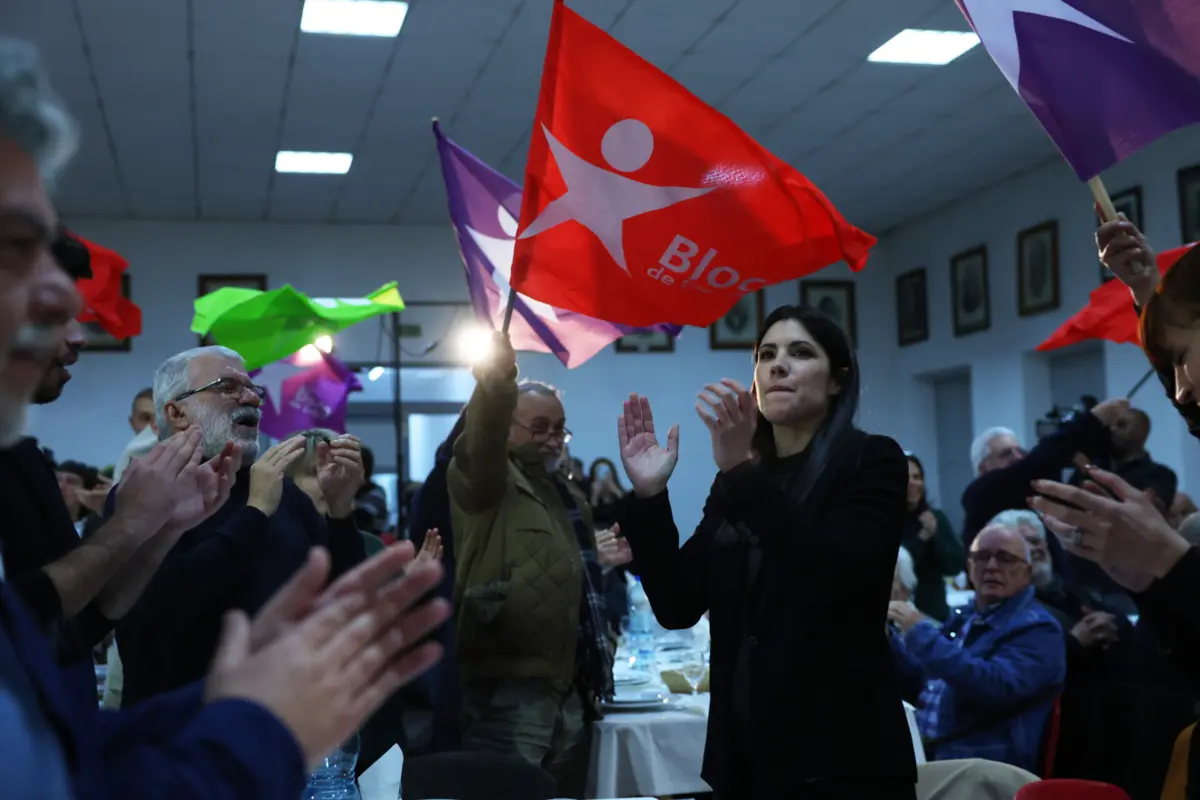 A coordenadora do BE, Mariana Mortágua