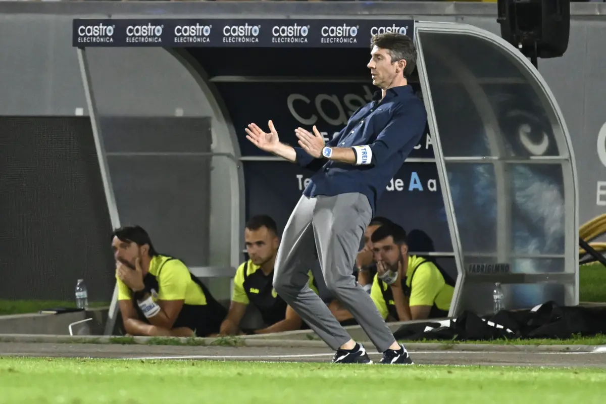 O treinador do Arouca, Vasco Seabra
