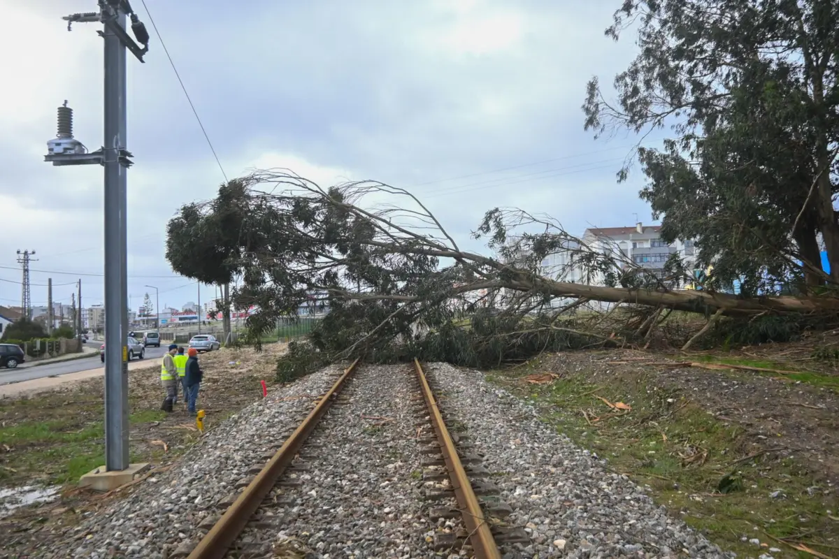 Imagem de contexto do artigo Circulação ferroviária suspensa em troços das linhas do Norte, Douro, Oeste, Beira Baixa e Cascais
