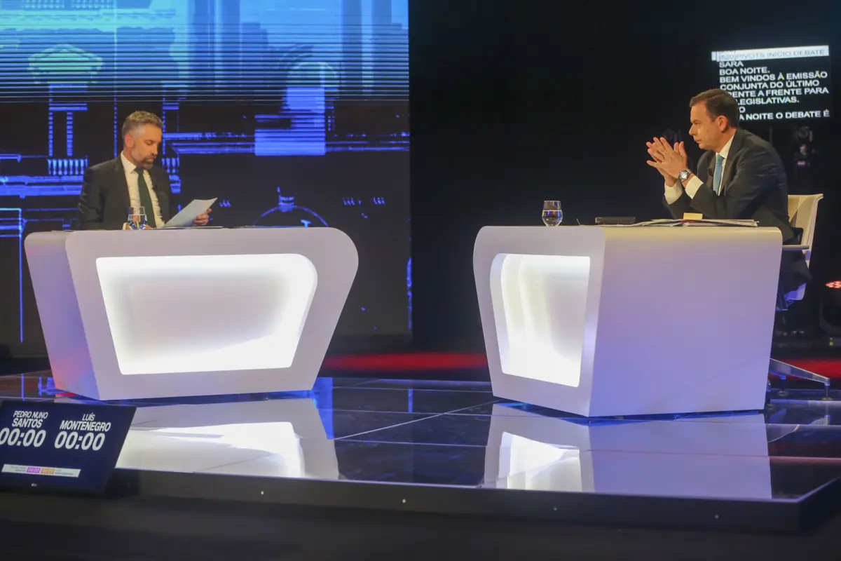 Pedro Nuno Santos e Luís Montenegro