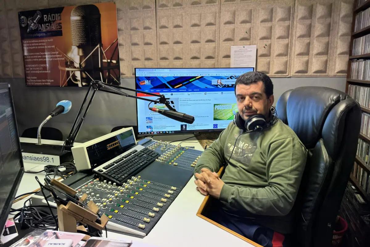 Filipe Ricardo Carvalho, animador e diretor da Rádio Ansiães