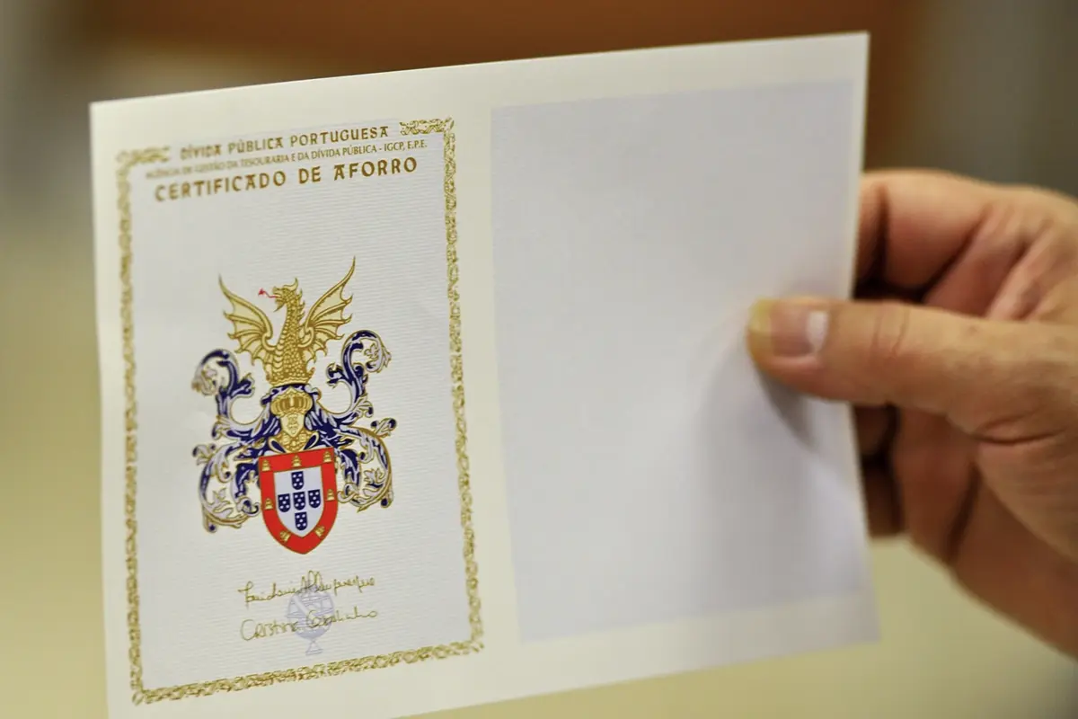 Imagem de contexto do artigo Certificados de aforro batem recorde em janeiro e ultrapassam os 35 mil milhões de euros