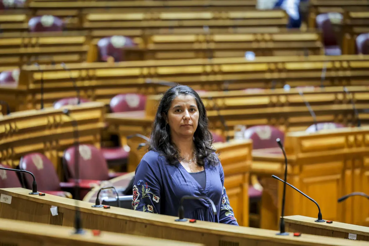A líder parlamentar do PCP, Paula Santos