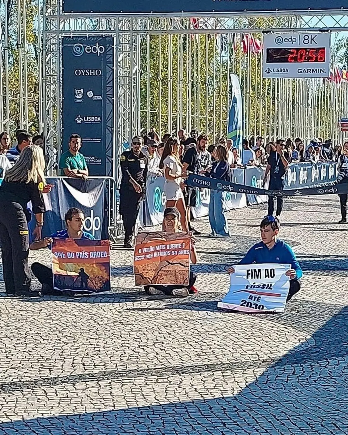 Imagem de contexto do artigo Climáximo interrompe Meia Maratona de Lisboa e acusa EDP de greenwashing