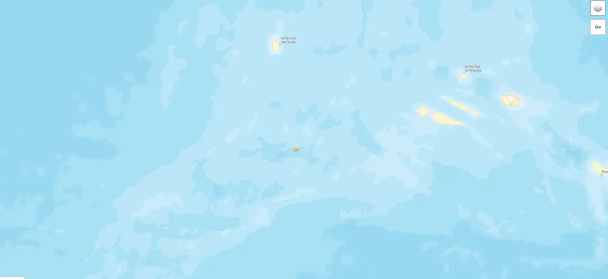 Imagem de contexto do artigo Sismo de magnitude 4,3 na escala de Richter sentido na ilha das Flores