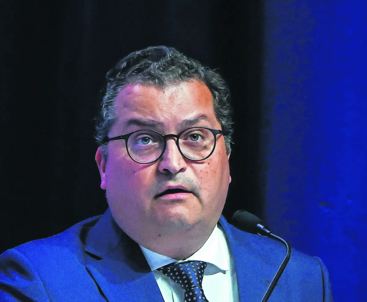 O ministro de Estado e das Finanças, Joaquim Miranda Sarmento