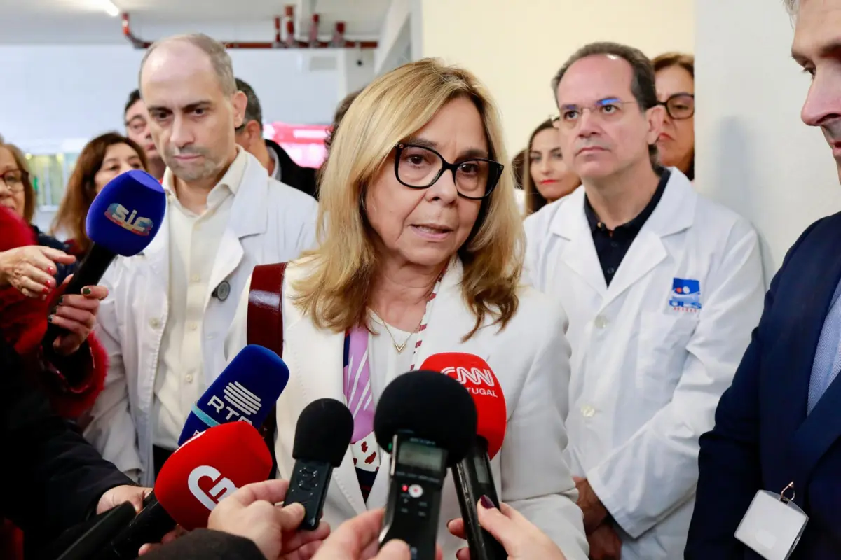 A ministra da Saúde, Ana Paula Martins