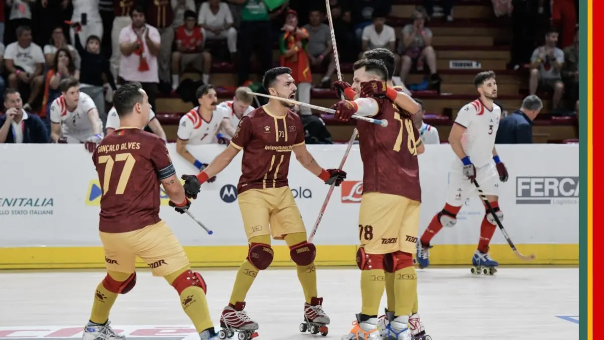 Imagem de contexto do artigo Portugal perde nos penáltis com a Espanha e falha final do Mundial de hóquei em patins