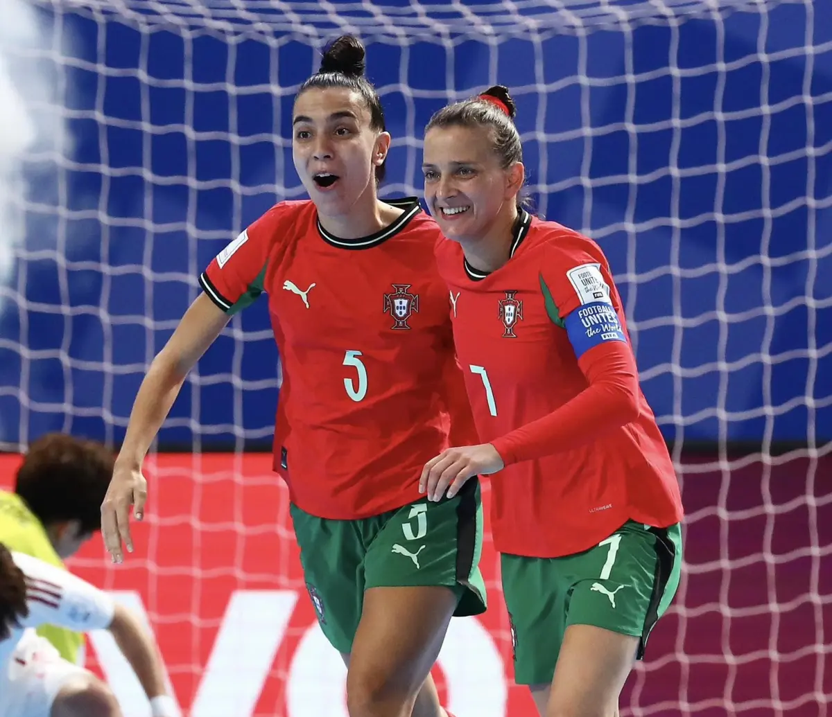 Imagem de contexto do artigo Portugal nos quartos de final do Mundial feminino de futsal ao vencer Japão