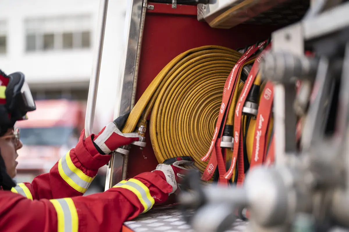 Imagem de contexto do artigo Bombeiros dominam incêndio em fábrica de tripas em Vila Nova de Gaia