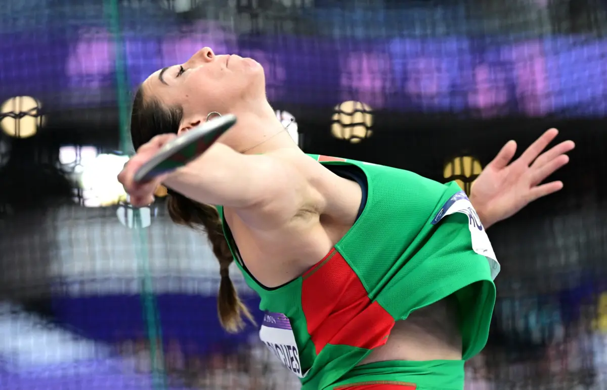 A recordista nacional Irina Rodrigues