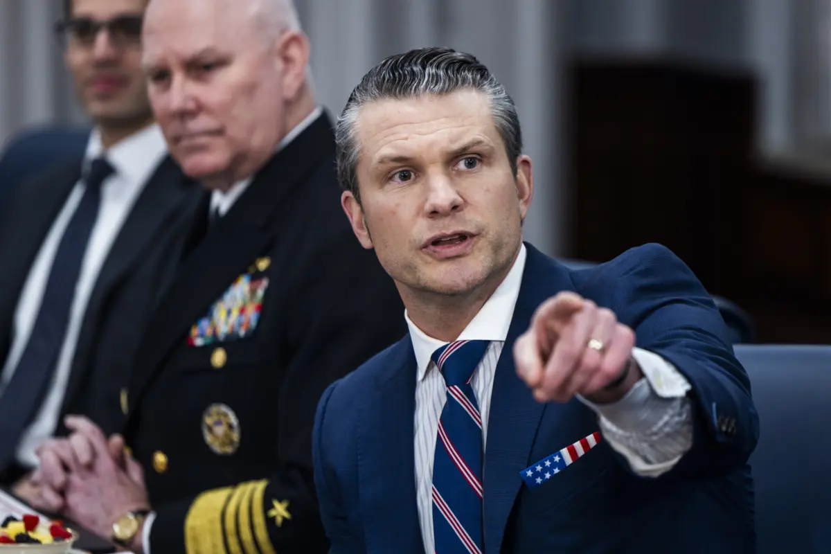O secretário da Defesa dos Estados Unidos da América, Pete Hegseth