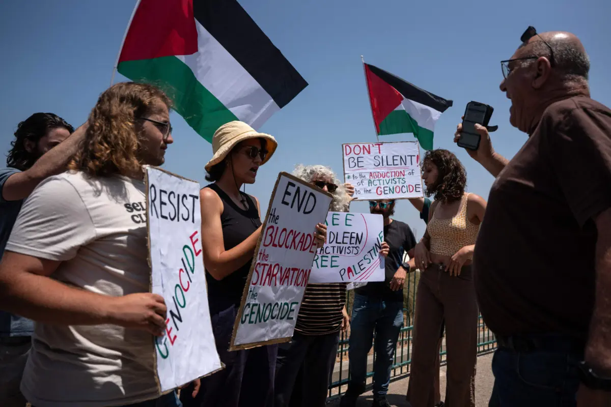 Imagem de contexto do artigo Israel identificou 250 ativistas da flotilha antes de os levar a tribunal para deportação