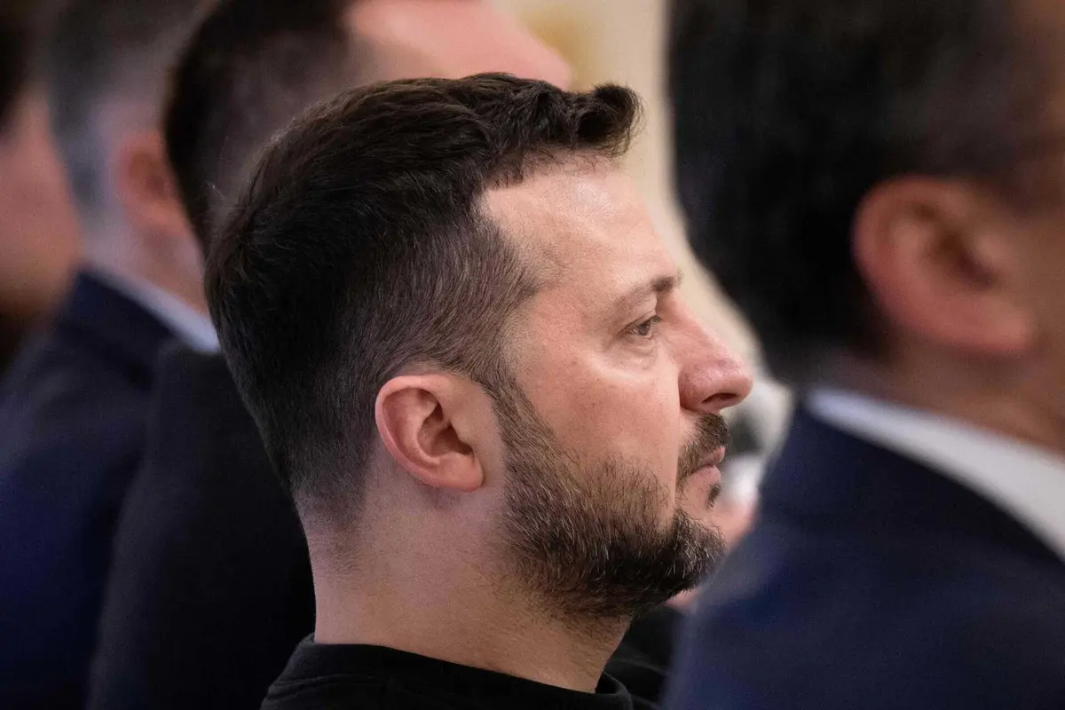 O Presidente ucraniano, Volodymyr Zelensky