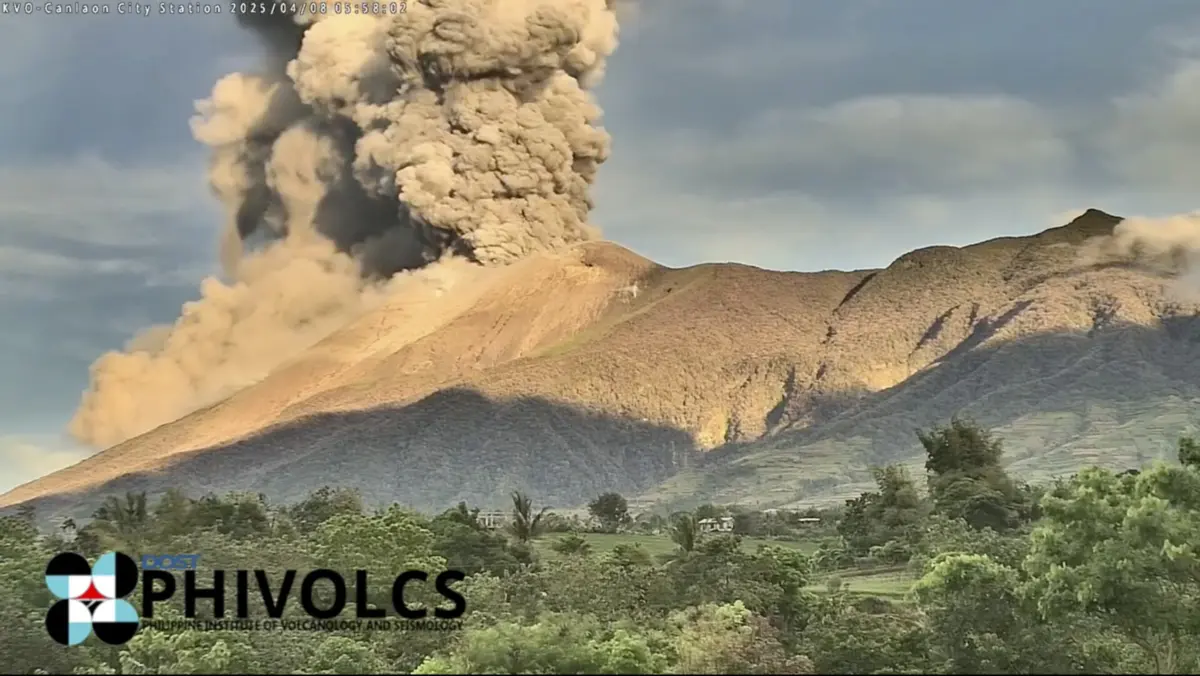 Imagem de contexto do artigo Vulcão Kanlaon nas Filipinas entra em erupção. Cinzas atingem várias cidades