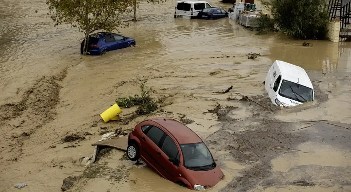 Imagem de contexto do artigo "Fenómeno sem precedentes." Chuvas torrenciais e inundações causam pelo menos 51 mortos em Espanha
