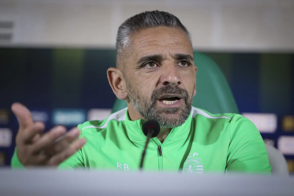 O treinador Rui Borges