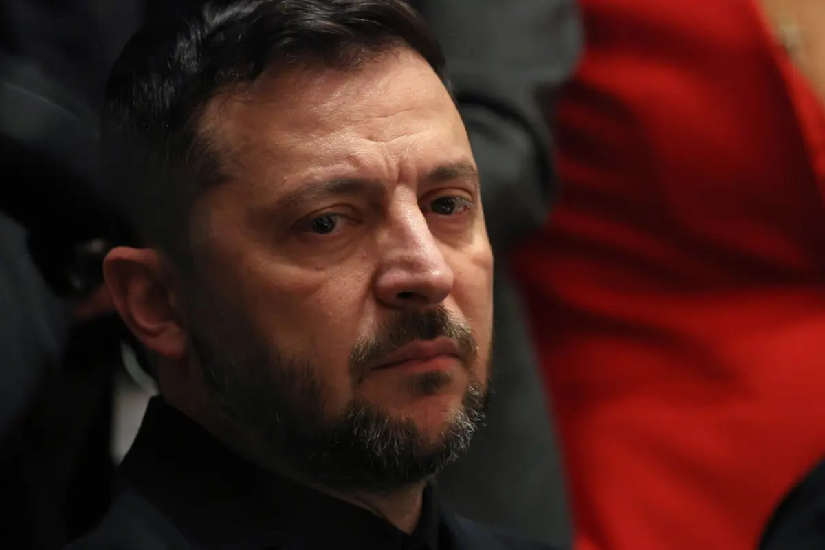 O Presidente ucraniano, Volodymyr Zelensky