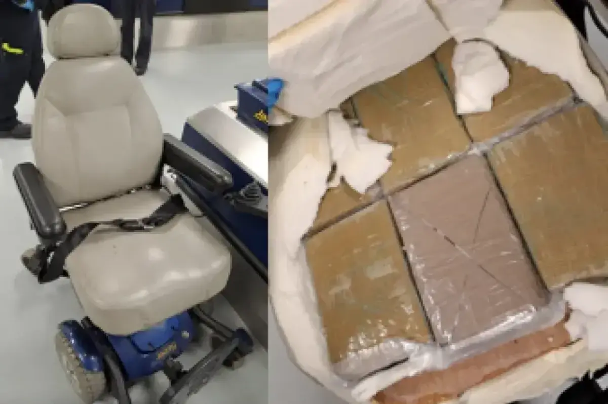 Imagem de contexto do artigo Português detido no Reino Unido com 11kg de cocaína escondidos em cadeira de rodas