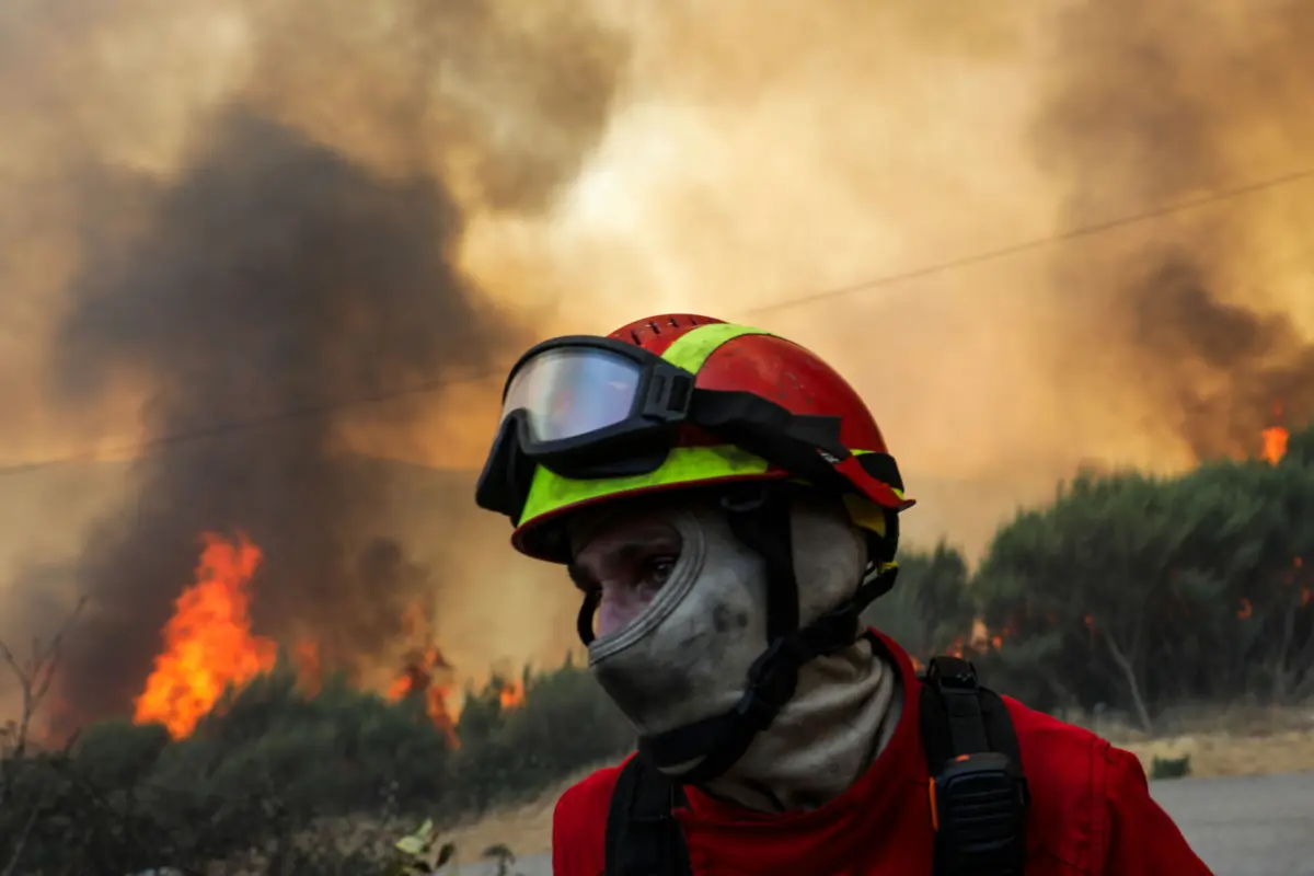 Imagem de contexto do artigo Incêndio em Murça reativado devido à "intensificação do vento": chamas avançam em direção à aldeia de Perafita