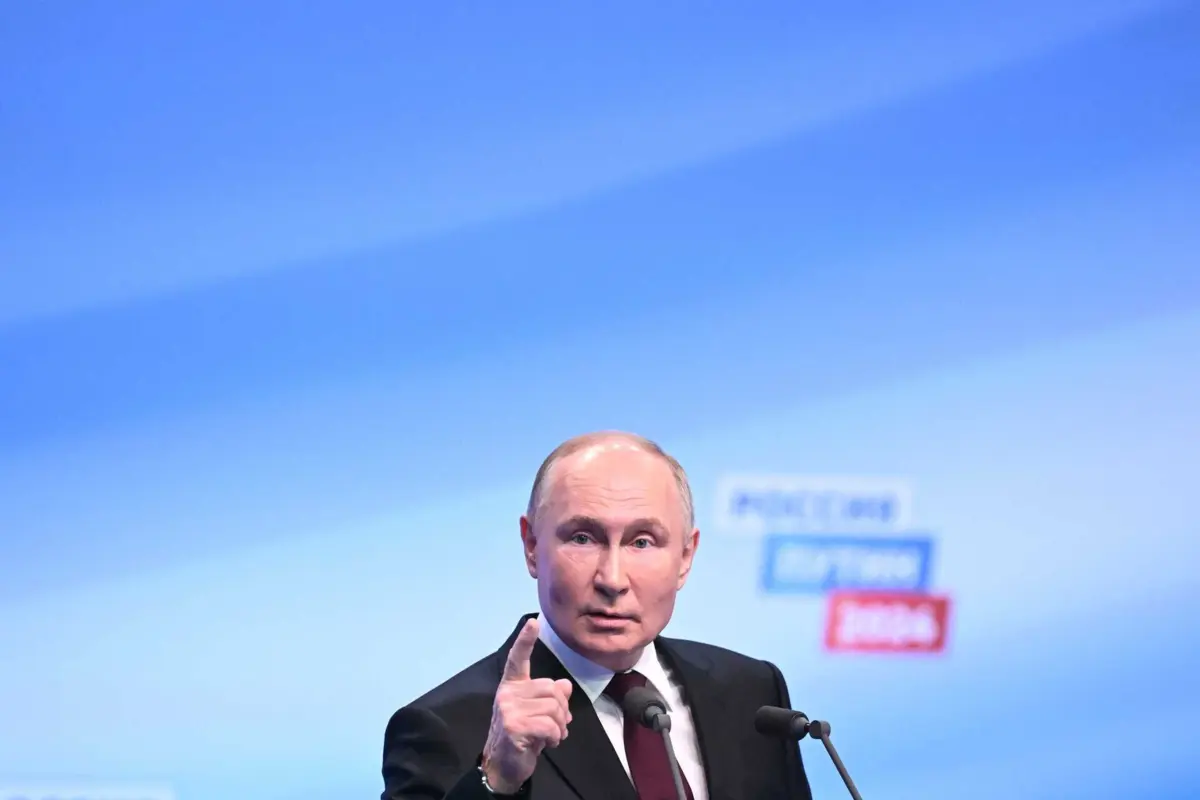 O Presidente da Rússia, Vladimir Putin