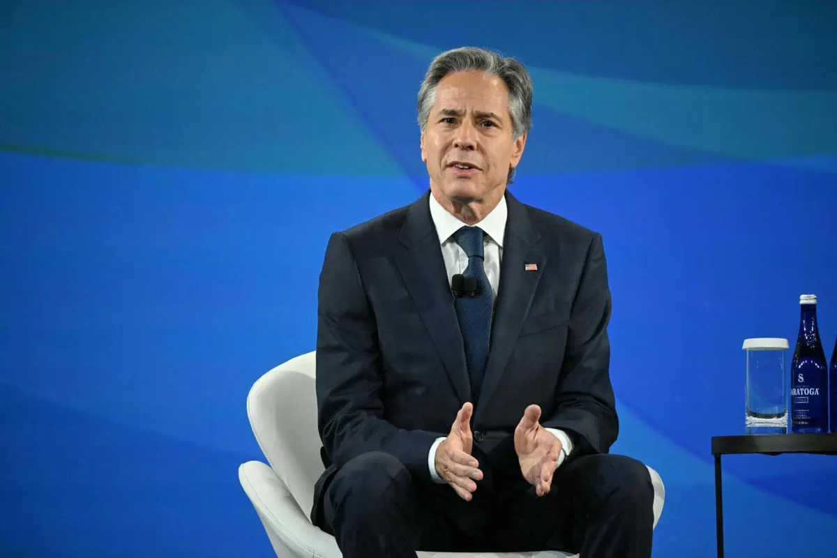 O secretário de Estado norte-americano, Antony Blinken