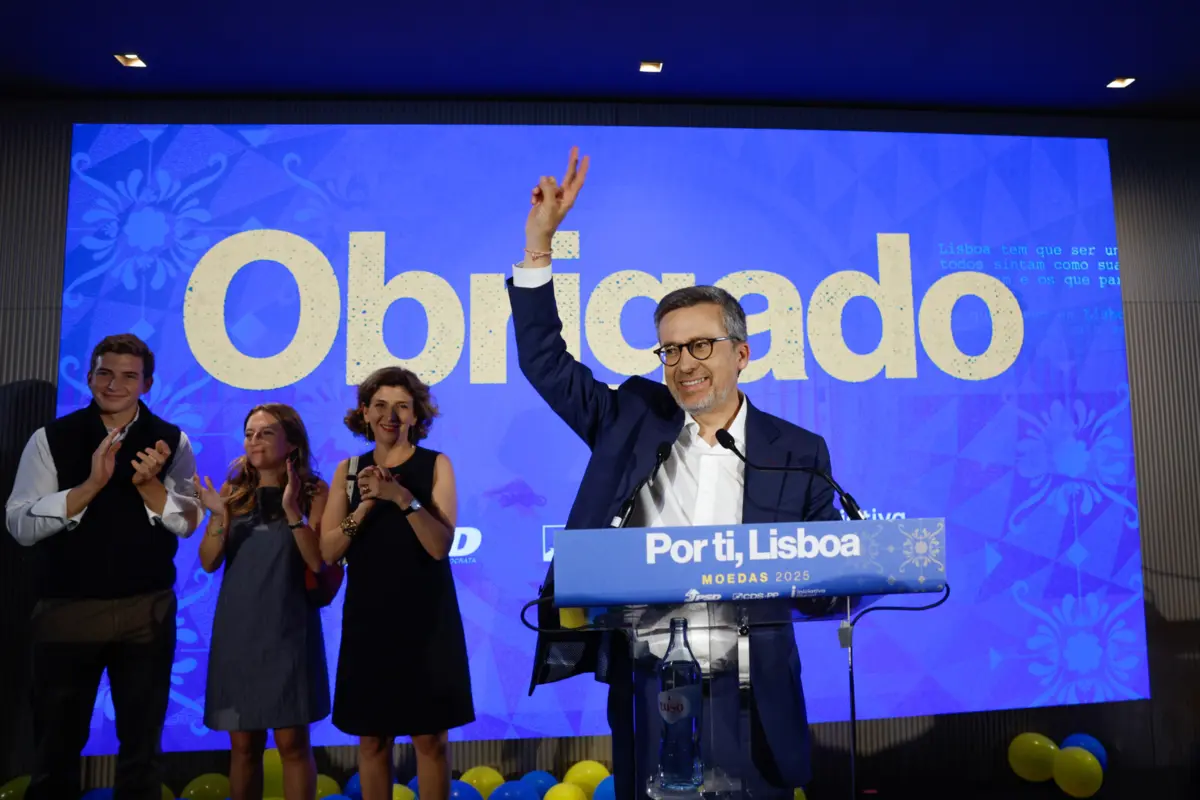 Imagem de contexto do artigo Carlos Moedas: "Mais 30 mil votos quer dizer que querem que sejamos ainda mais Moedas"
