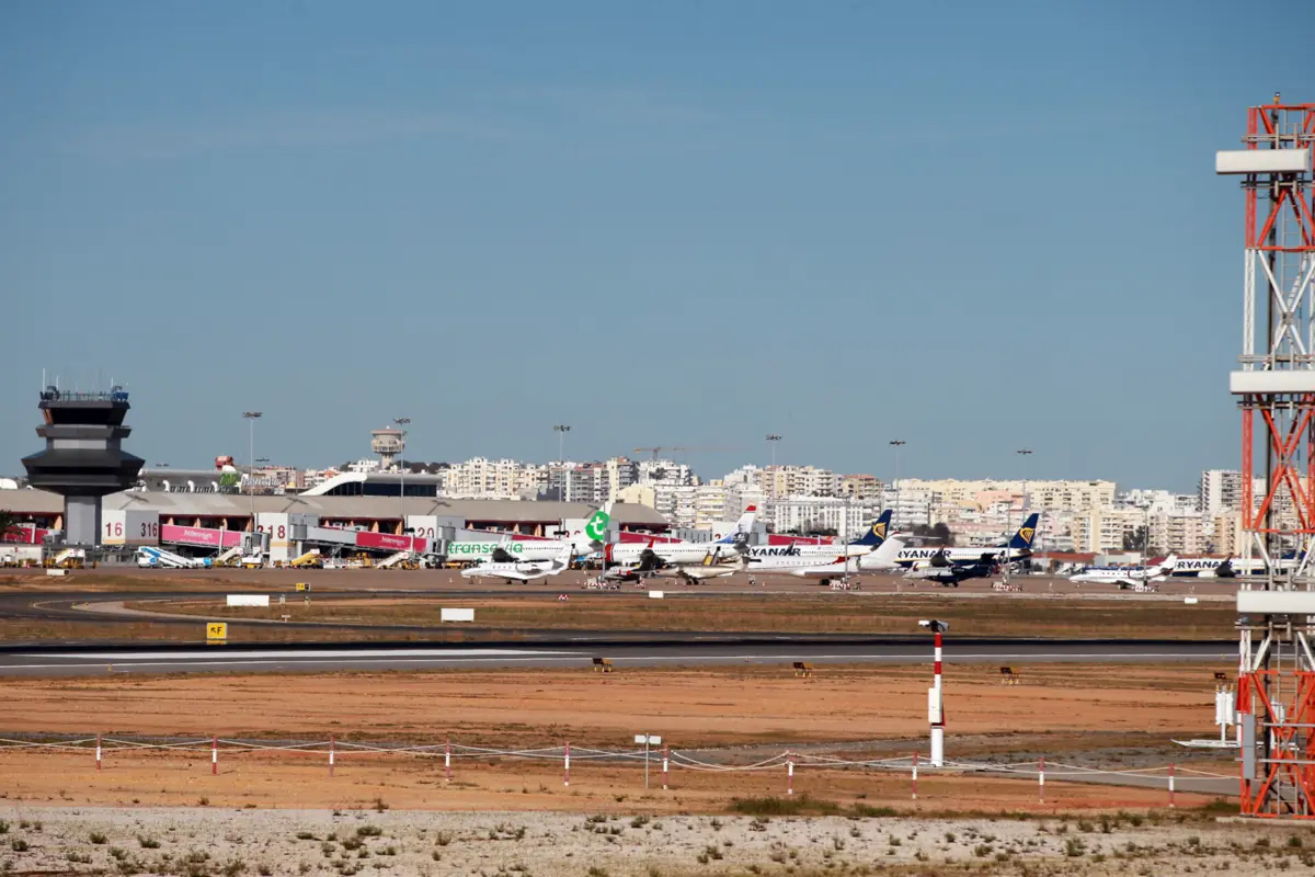 Imagem de contexto do artigo "Gritar, bater e bebidas alcoólicas." Avião desviado para Aeroporto de Faro devido a desacatos