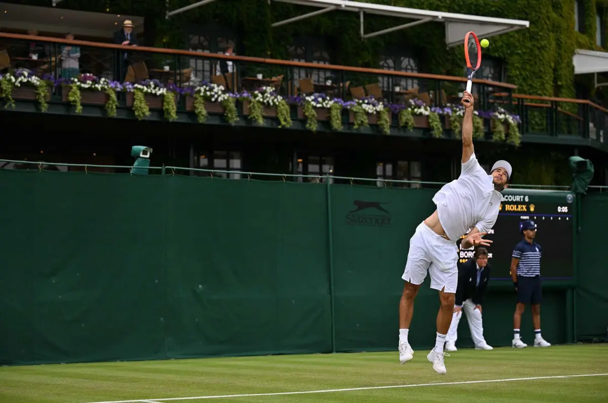 Imagem de contexto do artigo Borges e Rinderknech eliminados na primeira ronda de pares de Wimbledon
