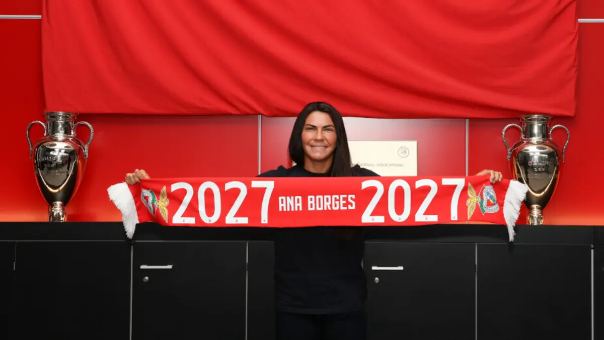 Imagem de contexto do artigo De capitã do Sporting a reforço do Benfica. Ana Borges diz que águias são "melhor equipa em Portugal"