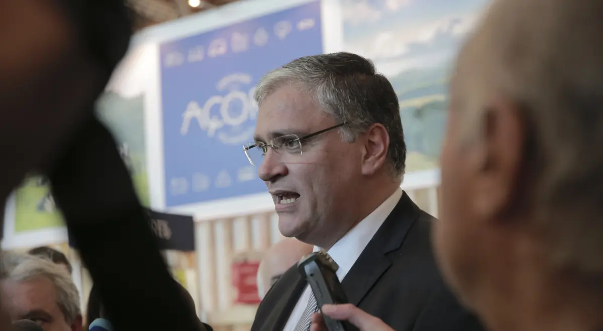 O candidato do PS a presidente do Governo dos Açores, Vasco Cordeiro