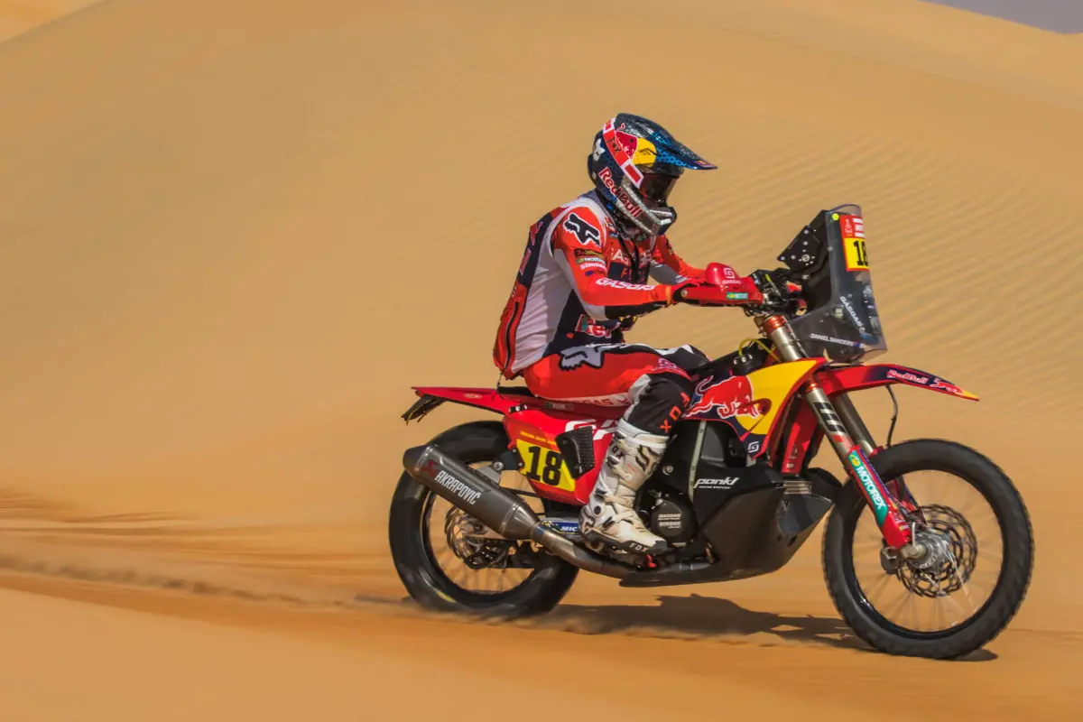 Imagem de contexto do artigo Dakar: Daniel Sanders vence categoria das motos pela primeira vez, Rui Gonçalves em 11.º