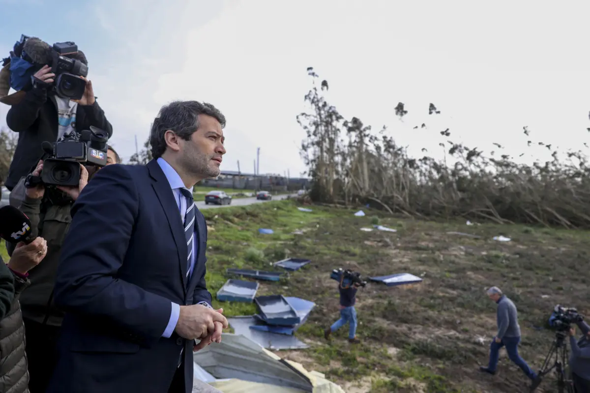 Imagem de contexto do artigo "Que se lixem as eleições", diz Ventura numa ação de campanha em Leiria