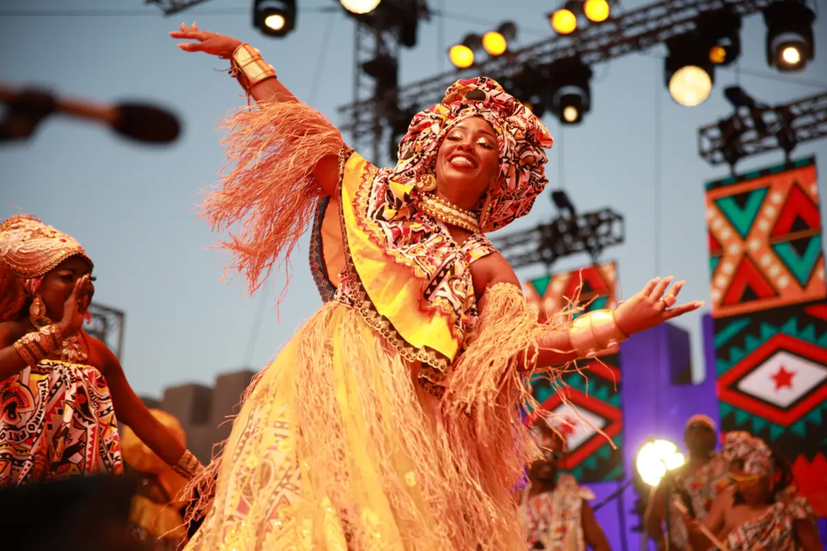 Imagem de contexto do artigo "Não tinham direito de desfilar no Carnaval." Ilê Aiyê "difundem a cultura negra" no Brasil há 50 anos