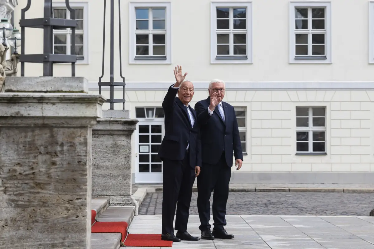 Marcelo Rebelo de Sousa e Frank-Walter Steinmeier