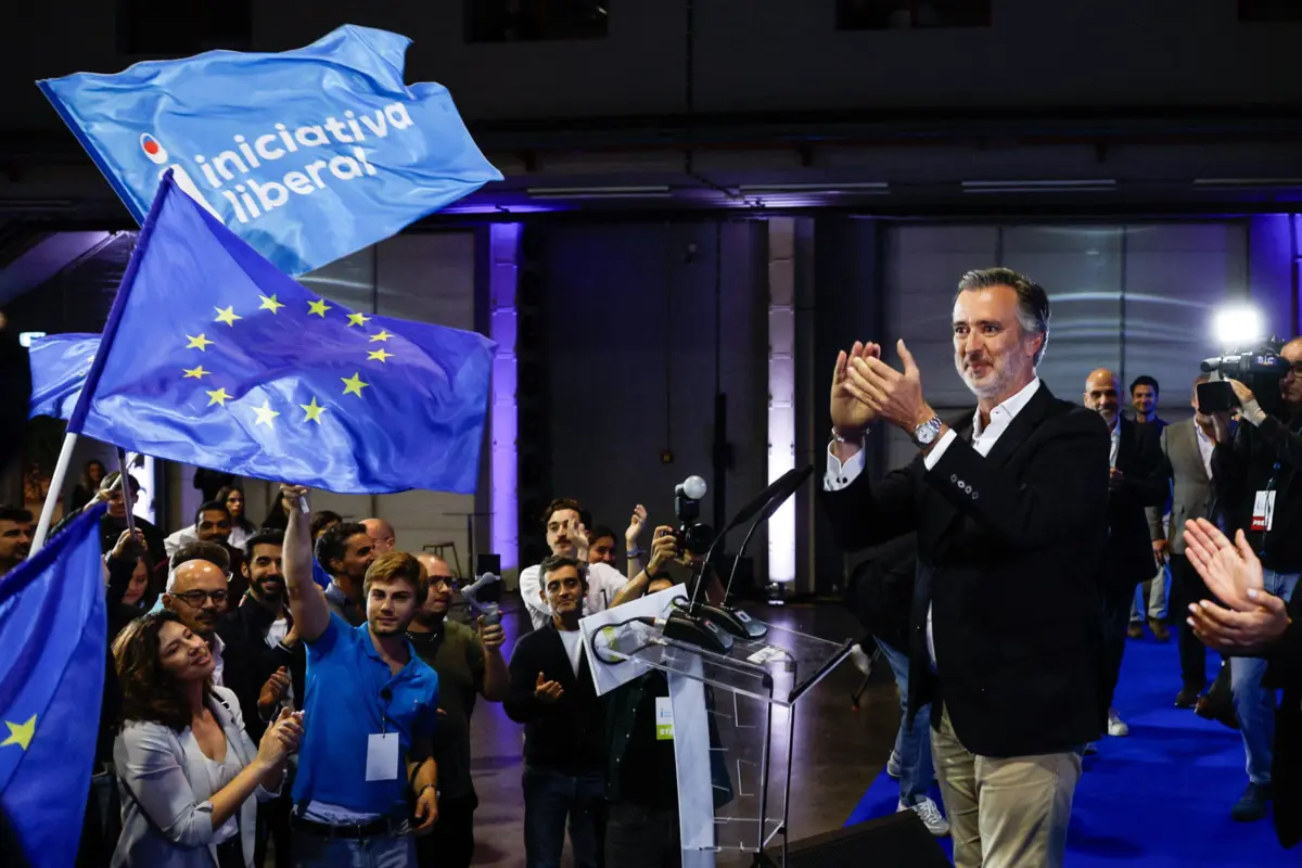 O cabeça de lista da Iniciativa Liberal às europeias, João Cotrim de Figueiredo