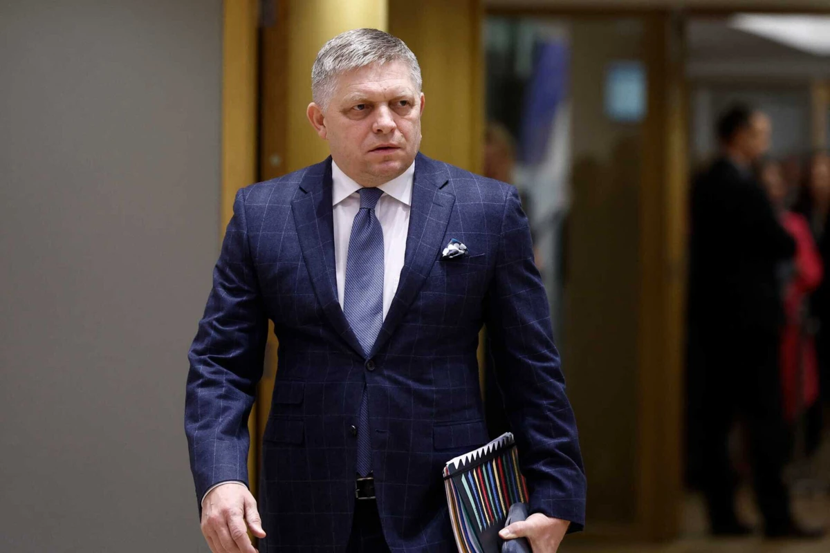 O primeiro-ministro eslovaco, Robert Fico