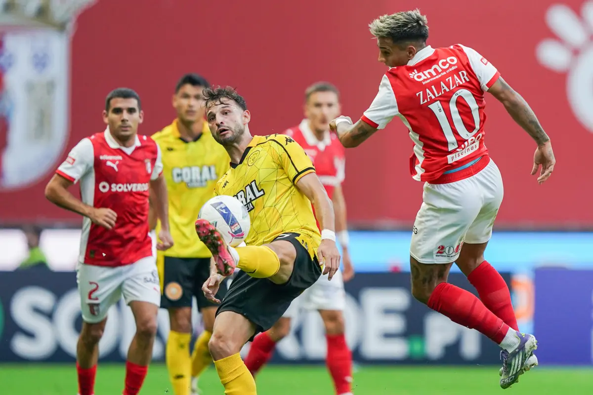 Imagem de contexto do artigo Chuchu chegou desgovernado ao Minho e levou tudo à frente. SC Braga perde em casa com o Nacional