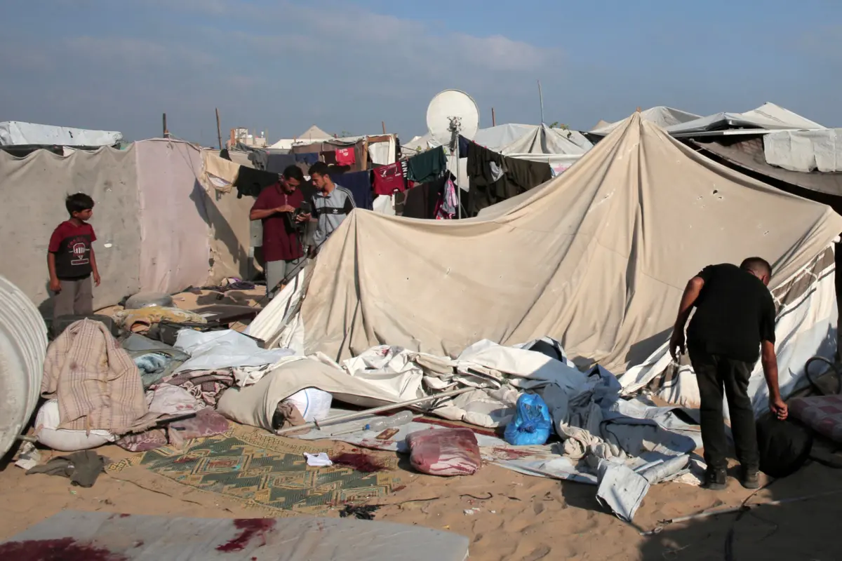 Imagem de contexto do artigo Ataque israelita mata seis crianças e 11 adultos no sul de Gaza