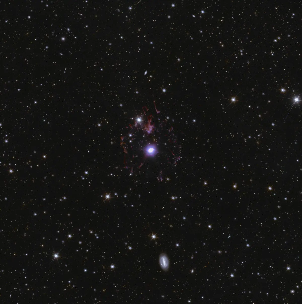 Imagem de contexto do artigo "Máquina de descoberta." Telescópio Euclid abre "arca do tesouro" com milhões de objetos celestes e enxames de galáxias