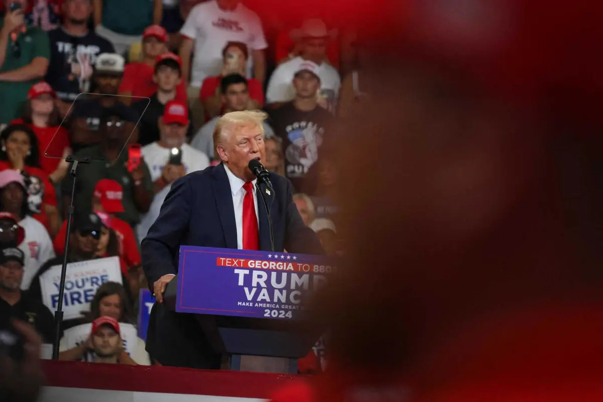 O candidato republicano à Presidência dos Estados Unidos, Donald Trump