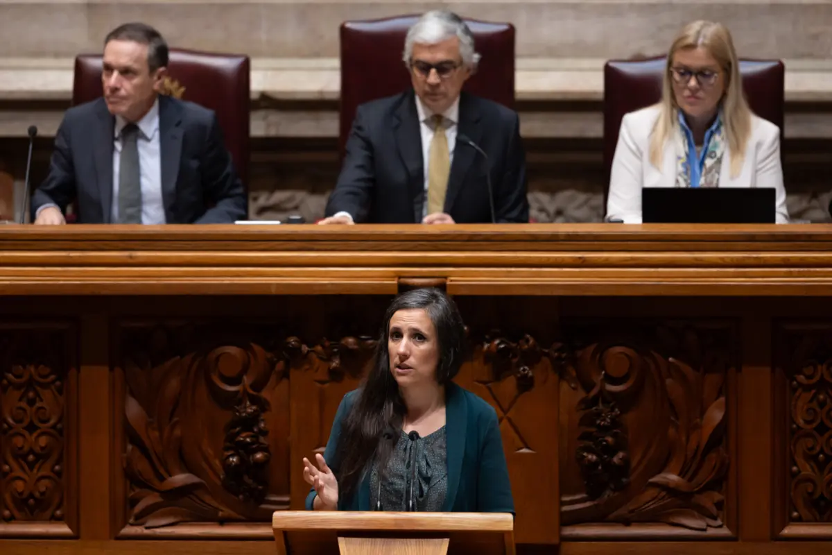 A líder parlamentar do Livre, Isabel Mendes Lopes