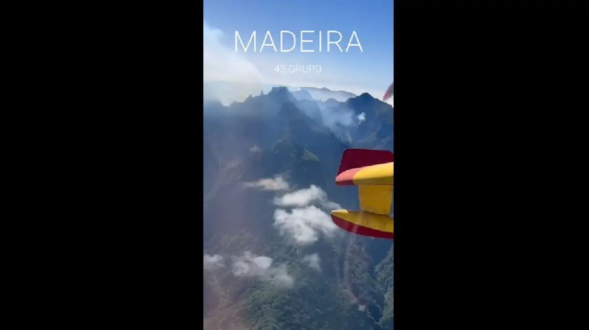 O incêndio lavra na ilha da Madeira há dez dias