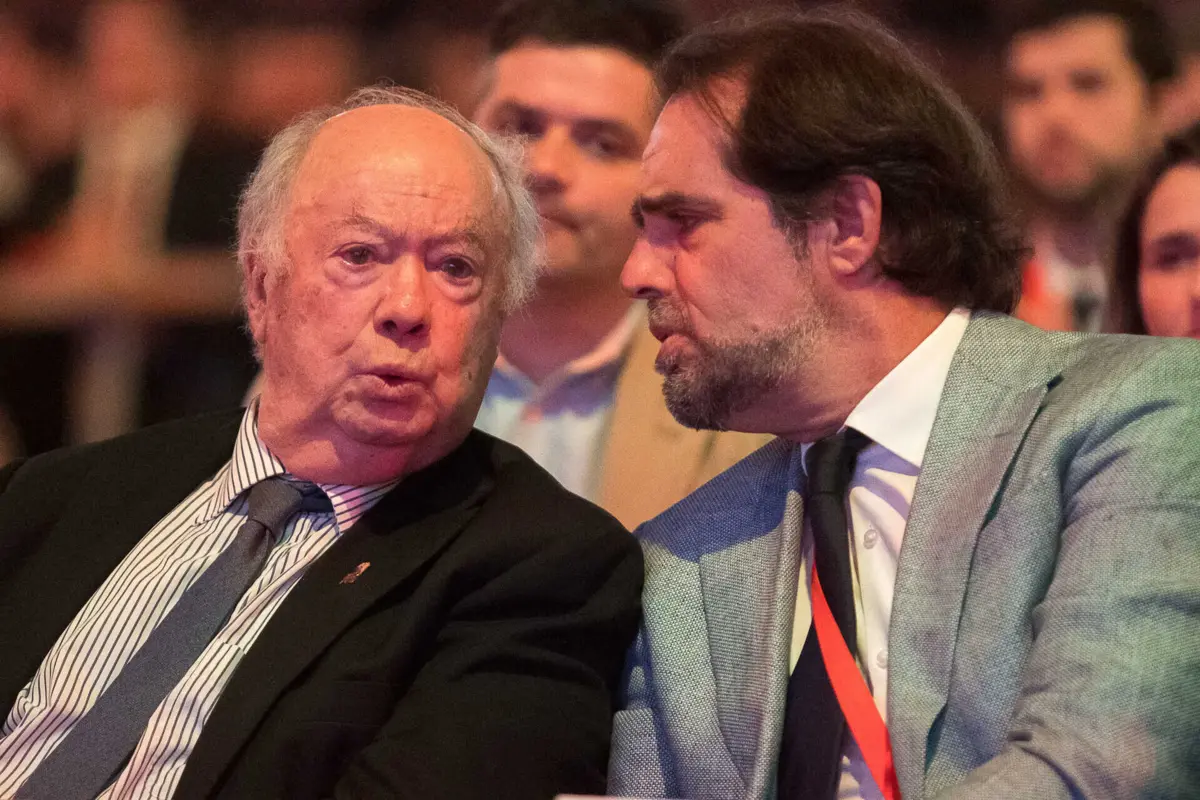 Alberto João Jardim (à esquerda) e Miguel Albuquerque