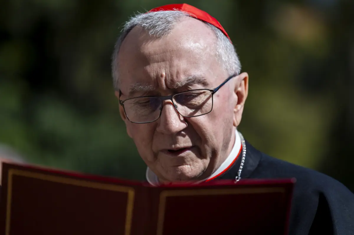 O secretário de Estado do Vaticano, o cardeal Pietro Parolin